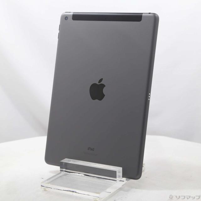 (中古)Apple iPad 第9世代 64GB スペースグレイ MK473J/A SoftBankロック解除SIMフリー(349-ud)