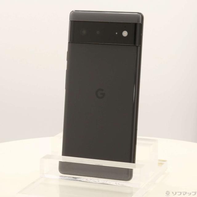(中古)GOOGLE Google Pixel 6 128GB ストーミーブラック GR1YH SIMフリー(297-ud)