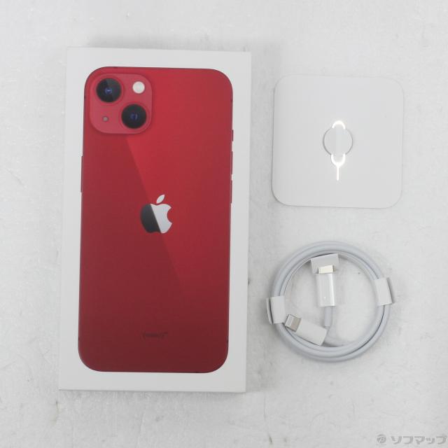 (中古)Apple iPhone13 128GB プロダクトレッド MLNF3J/A SIMフリー(258-ud)_4