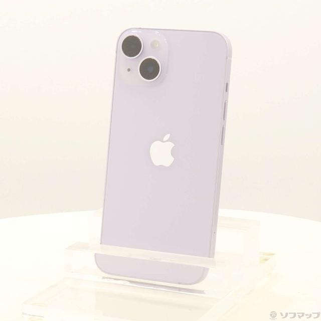 (中古)Apple iPhone14 128GB パープル MPUY3J/A SIMフリー(295-ud)