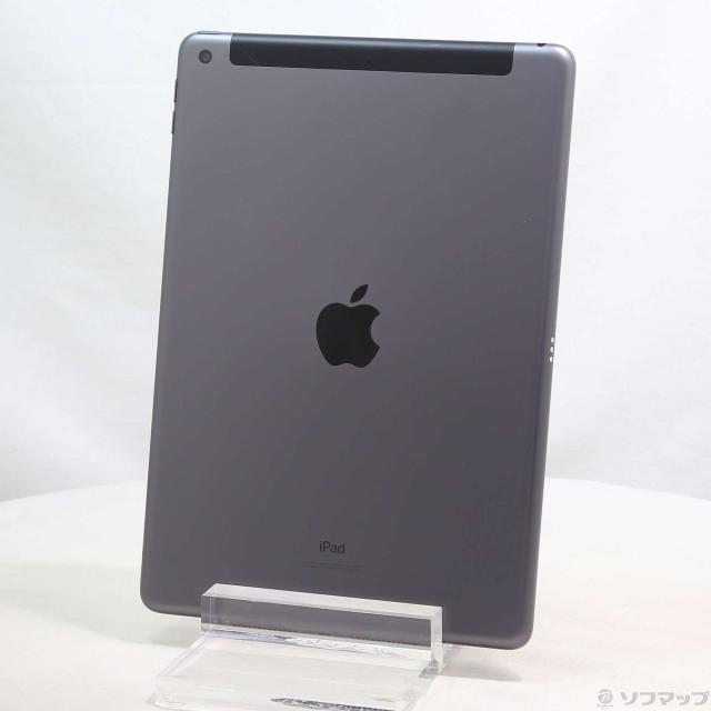 (中古)Apple iPad 第7世代 32GB スペースグレイ MW6A2J/A auロック解除SIMフリー(305-ud)