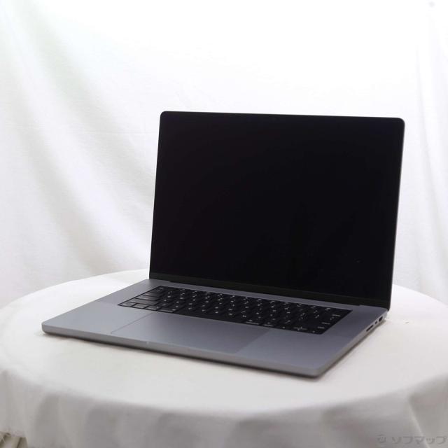 (中古)MacBook Pro 16.2-inch Late-2021 MK193J/A M1 Pro 10コアCPU_16コアGPU 32GB SSD4TB スペースグレイ (15.3 Sequoia)(262-ud)