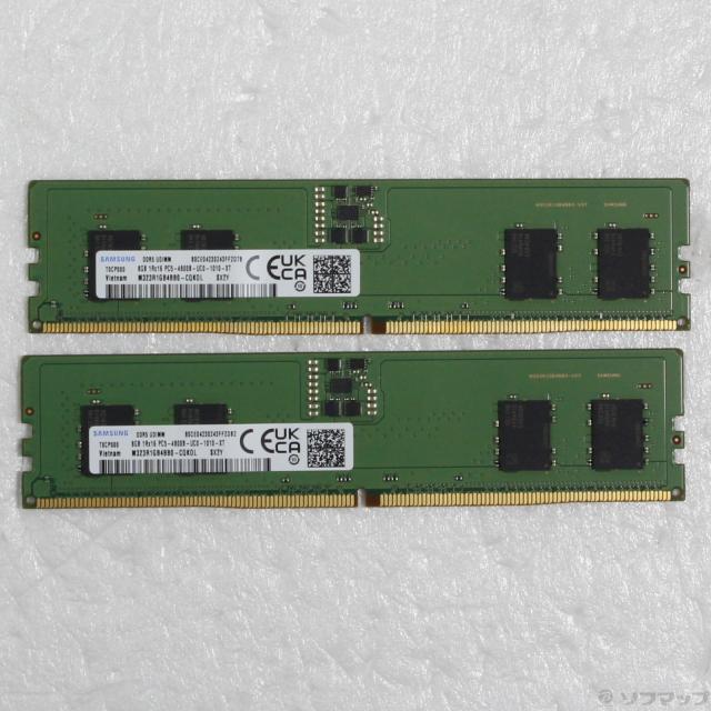 (中古)288P PC5-38400 DDR5-4800 16GB 8GB×2枚組(262-ud)