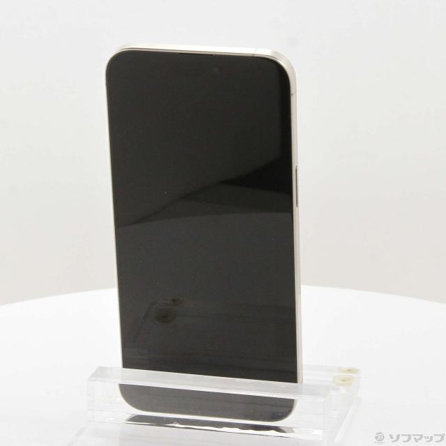 (中古)Apple iPhone15 Pro Max 256GB ナチュラルチタニウム MU6R3J/A SIMフリー(377-ud)