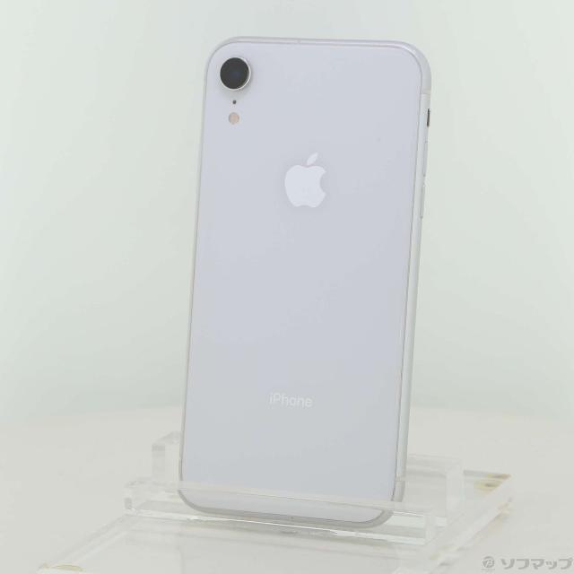 (中古)Apple iPhoneXR 64GB ホワイト MH6V3J/A SIMフリー(295-ud)