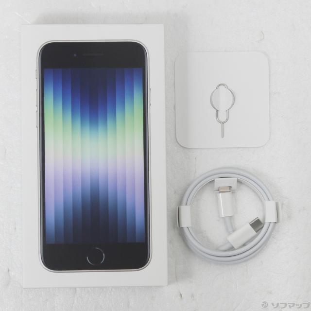 (中古)Apple iPhone SE 第3世代 256GB スターライト MMYK3J/A SIMフリー(269-ud)_4