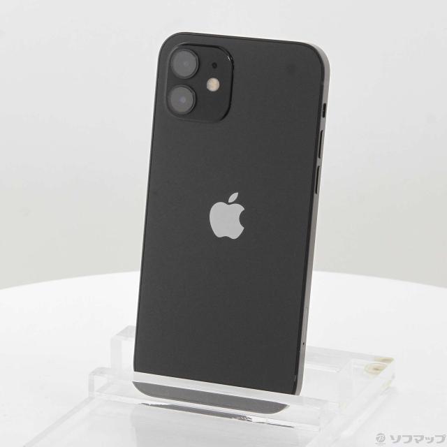 中古)Apple iPhone12 64GB ブラック MGHN3J/A SIMフリー(247-ud