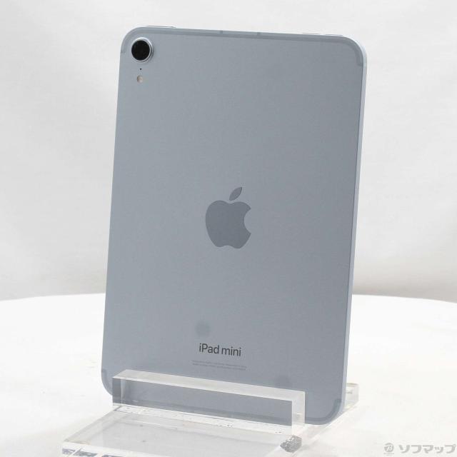 (中古)Apple iPad mini(A17 Pro) 128GB ブルー MXPP3J/A SIMフリー(269-ud)