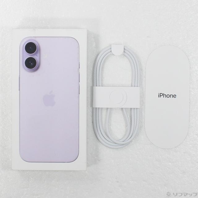 中古)Apple iPhone17 256GB ラベンダー MG6A4J/A SIMフリー(368-ud)の