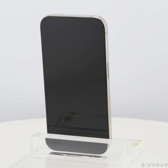 (中古)Apple iPhone15 Pro 256GB ナチュラルチタニウム MTUF3J/A docomo(269-ud)_2