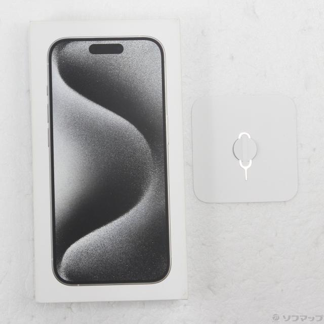 (中古)Apple iPhone15 Pro 256GB ナチュラルチタニウム MTUF3J/A docomo(269-ud)_4