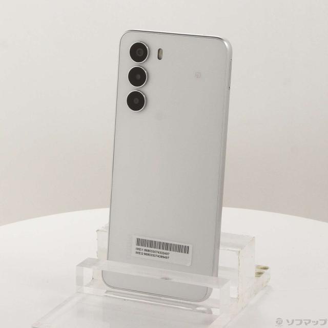 (中古)ZTE nubia S 5G 128GB ホワイト A403ZT Y!mobile SIMフリー(269-ud)