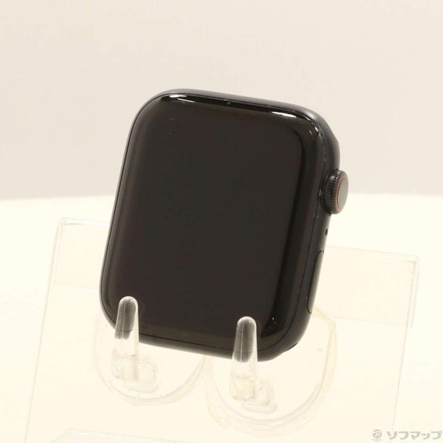 (中古)Apple Apple Watch SE 第2世代 GPS + Cellular 44mm ミッドナイトアルミニウムケース バンド無し(348-ud)