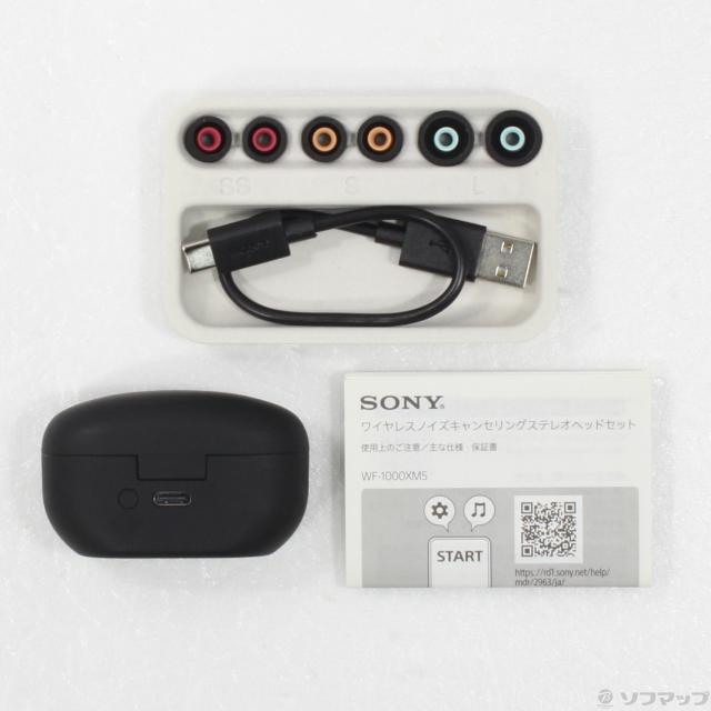 (中古)SONY WF-1000XM5 ブラック(377-ud)_4
