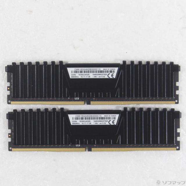 (中古)288P PC4-24000 DDR4-3000 16GB 8GB×2枚組(344-ud)