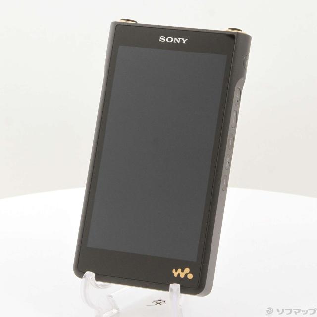 (中古)SONY WALKMAN WM1AM2 メモリ128GB+microSD ブラック NW-WM1AM2(377-ud)
