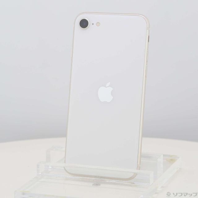 (中古)Apple iPhone SE 第3世代 128GB スターライト MMYG3J/A SIMフリー(305-ud)