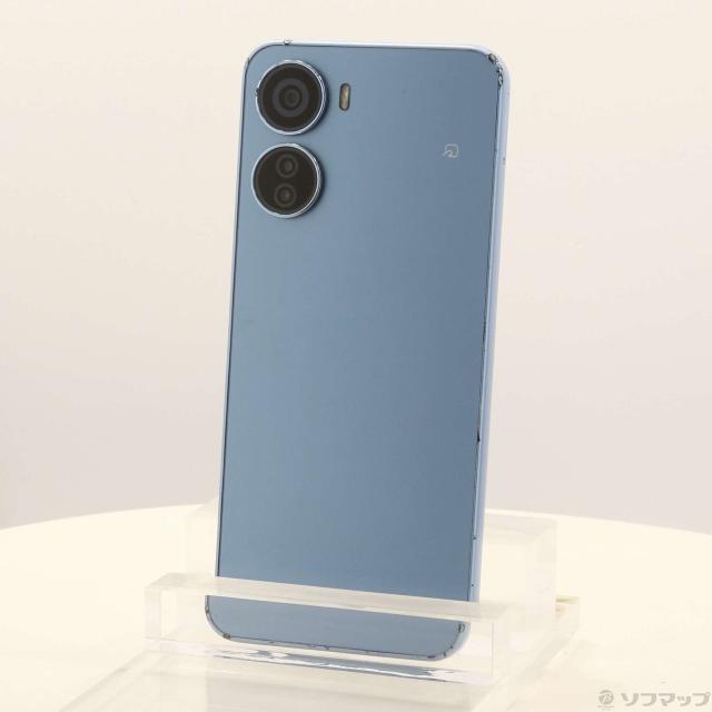中古)ワイモバイル Libero 5G IV 128GB ブルー ZESCD1 Y!mobile SIM