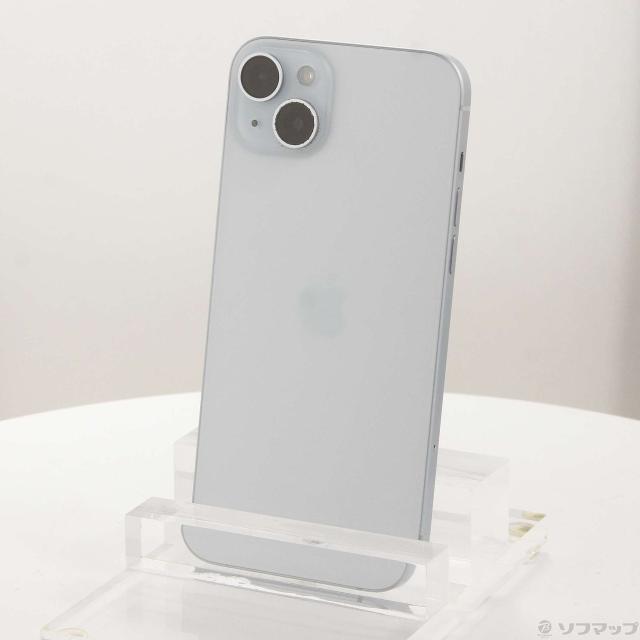 (中古)Apple iPhone15 Plus 128GB ブルー MU0D3J/A SIMフリー(262-ud)