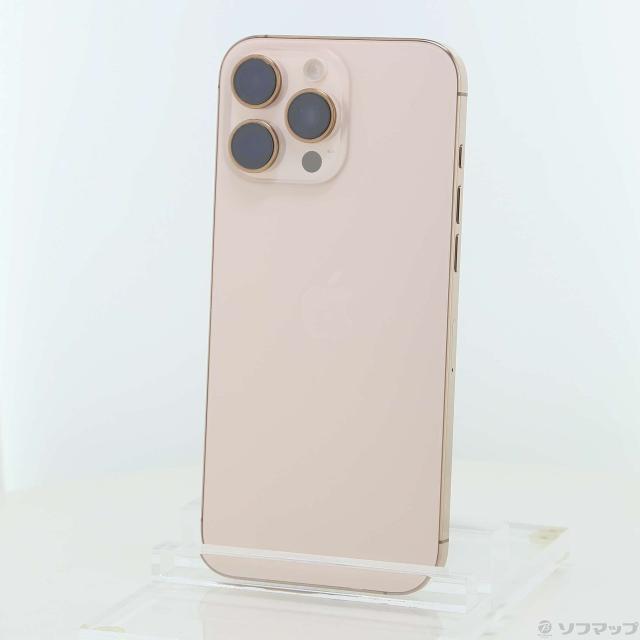 (中古)Apple iPhone16 Pro Max 256GB デザートチタニウム MYWJ3J/A SIMフリー(269-ud)