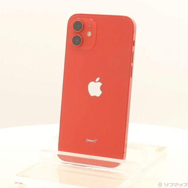 (中古)Apple iPhone12 64GB プロダクトレッド MGHQ3J/A SIMフリー(269-ud)