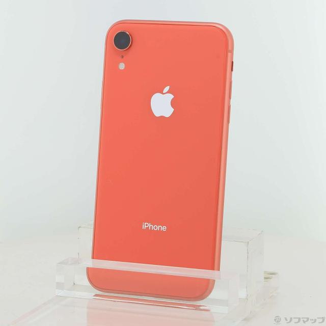 (中古)NTTドコモ iPhoneXR 64GB コーラル MT0A2J/A SIMフリー(198-ud)