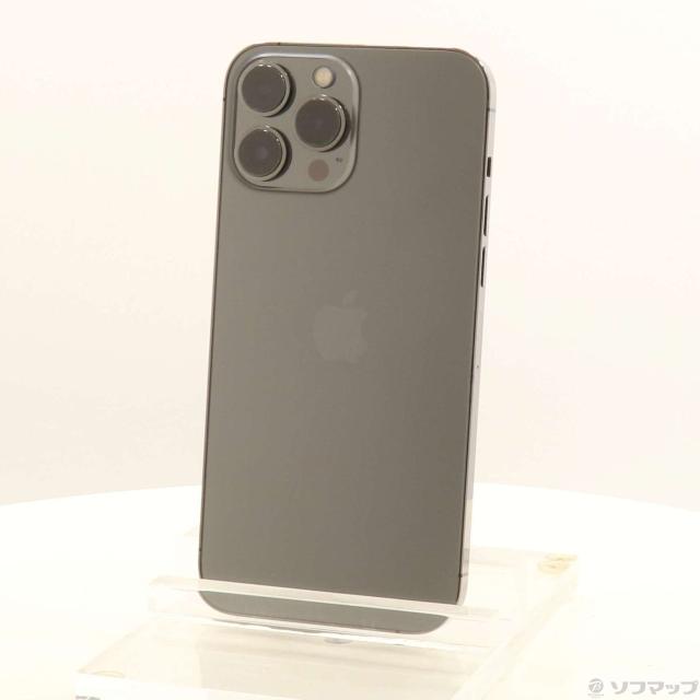 (中古)Apple iPhone13 Pro Max 256GB グラファイト MLJ83J/A SIMフリー(269-ud)