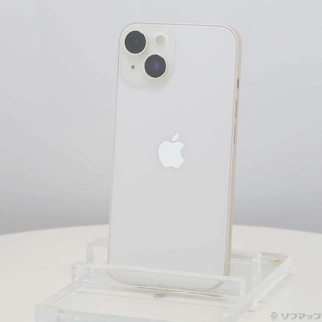 (中古)Apple iPhone14 128GB スターライト MPUQ3J/A SIMフリー(269-ud)