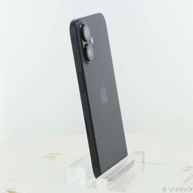 中古)Apple iPhone16 128GB ブラック MYDQ3J/A SIMフリー(269-ud)-指 