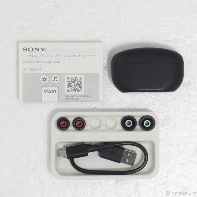 (中古)SONY WF-1000XM5 ブラック(377-ud)_4