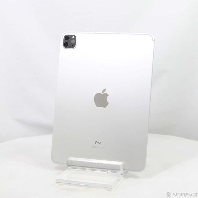 (中古)Apple iPad Pro 11インチ 第3世代 256GB シルバー MHW83J/A docomoロック解除SIMフリー(258-ud)