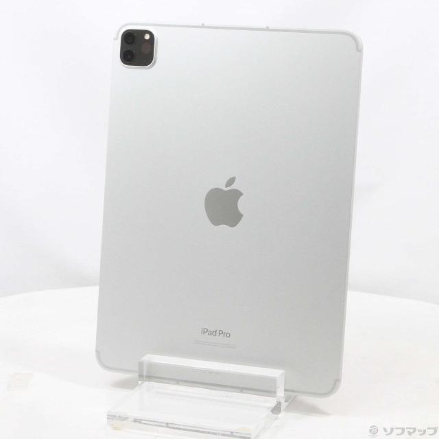 (中古)Apple iPad Pro 11インチ 第4世代 128GB シルバー MNYD3J/A SIMフリー(295-ud)