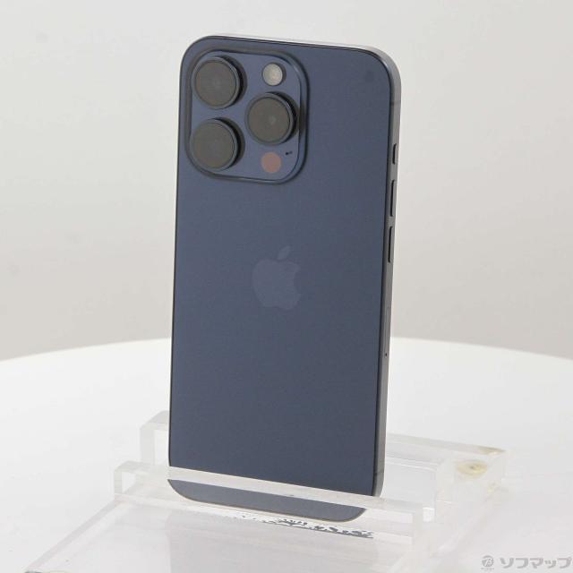 中古】Apple(アップル) iPhone15 Pro 128GB ブラックチタニウム MTU73J 