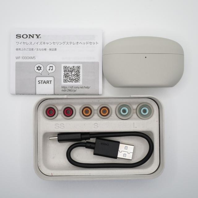 SONY ワイヤレス ステレオヘッドセット WF-1000XM5 シルバー SONY ワイヤレス ステレオヘッドセット WF-1000XM5 シルバー SONY WF