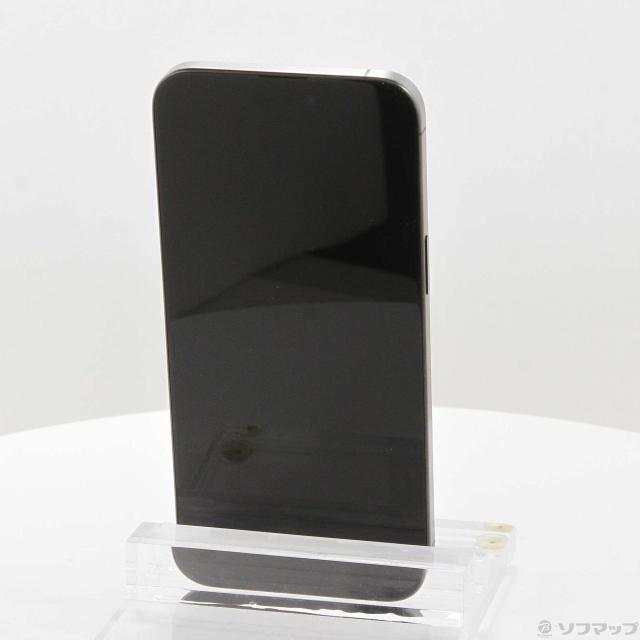 (中古)Apple iPhone15 Pro Max 256GB ブラックチタニウム MU6P3J/A SIMフリー(377-ud)