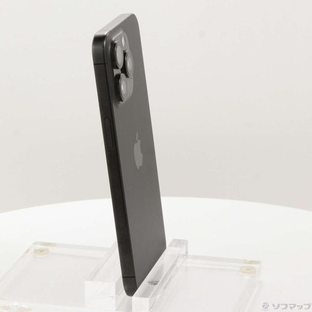(中古)Apple iPhone15 Pro Max 256GB ブラックチタニウム MU6P3J/A SIMフリー(377-ud)