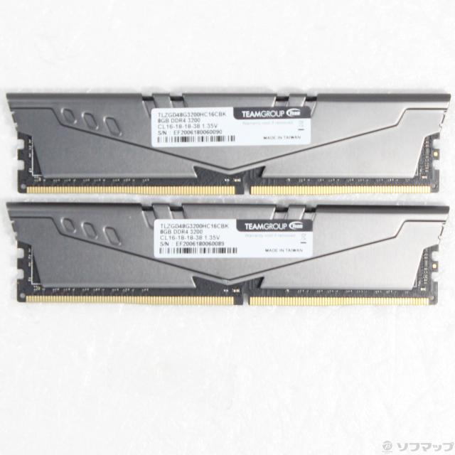 (中古)288P PC4-25600 DDR4-3200 16GB 8GB×2枚組(344-ud)