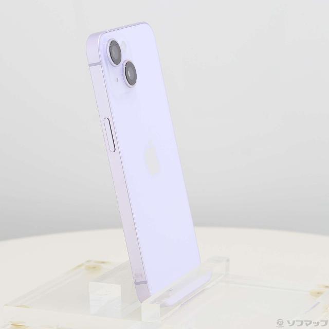 (中古)Apple iPhone14 256GB パープル MPW93J/A SIMフリー(349-ud)