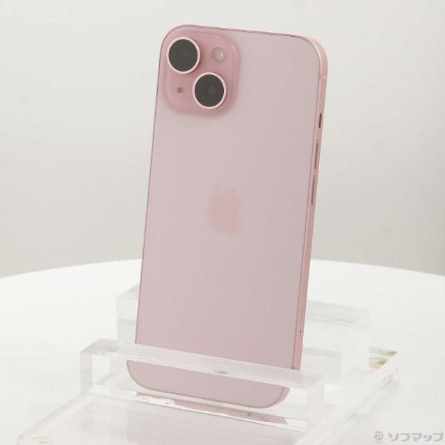 中古)Apple iPhone15 256GB ピンク MTMP3J/A SIMフリー(262-ud)【公式 