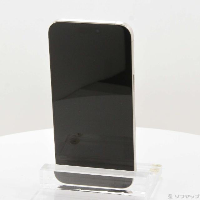 (中古)Apple iPhone15 Pro Max 256GB ナチュラルチタニウム MU6R3J/A SIMフリー(377-ud)