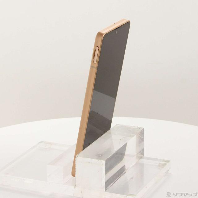 (中古)SHARP AQUOS sense6 64GB ライトカッパー SHG05 au SIMフリー(349-ud)_1