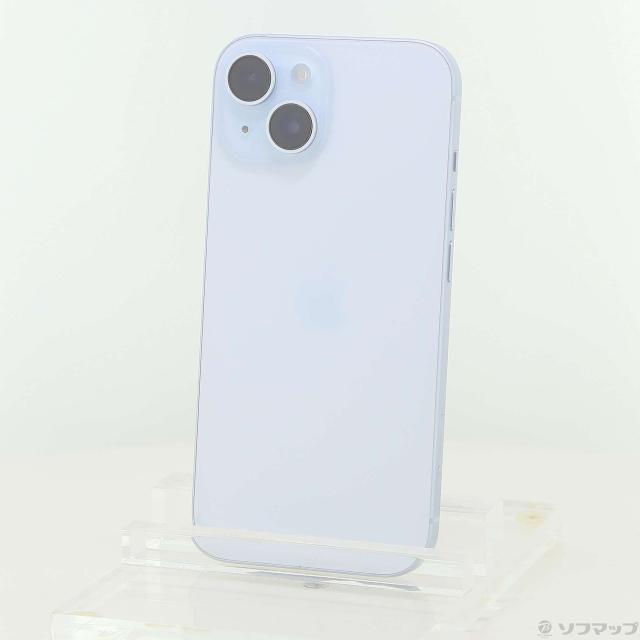 (中古)Apple iPhone15 256GB ブルー MTMR3J/A SIMフリー(349-ud)