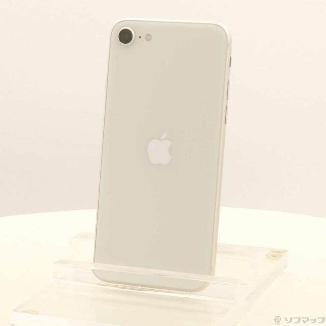 中古)Apple iPhone SE 第3世代 64GB スターライト MMYD3J/A SIMフリー 