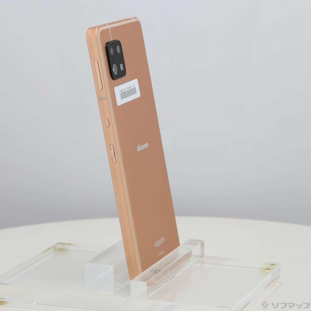 中古)SHARP AQUOS sense6 64GB ライトカッパー SH-54B docomo SIM