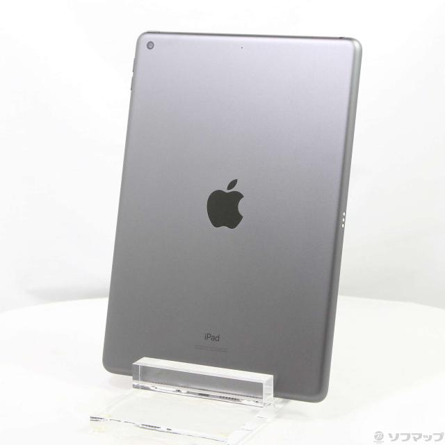 (中古)Apple iPad 第7世代 32GB スペースグレイ MW742J/A Wi-Fi(368-ud)