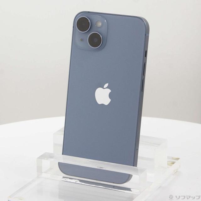 (中古)Apple iPhone14 128GB ブルー MPVJ3J/A SIMフリー(262-ud)