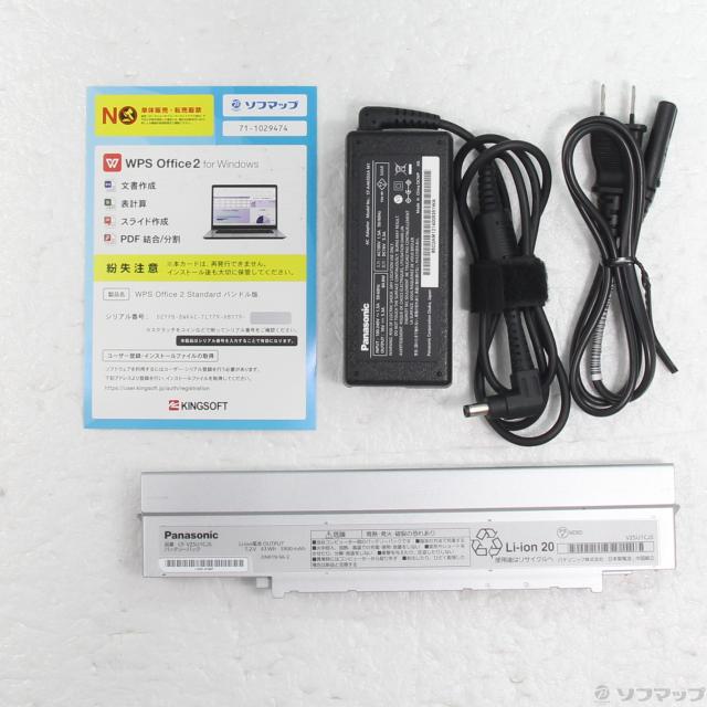 (中古)Panasonic Lets note SV8 CF-SV8RDAVS しろがね色(198-ud)