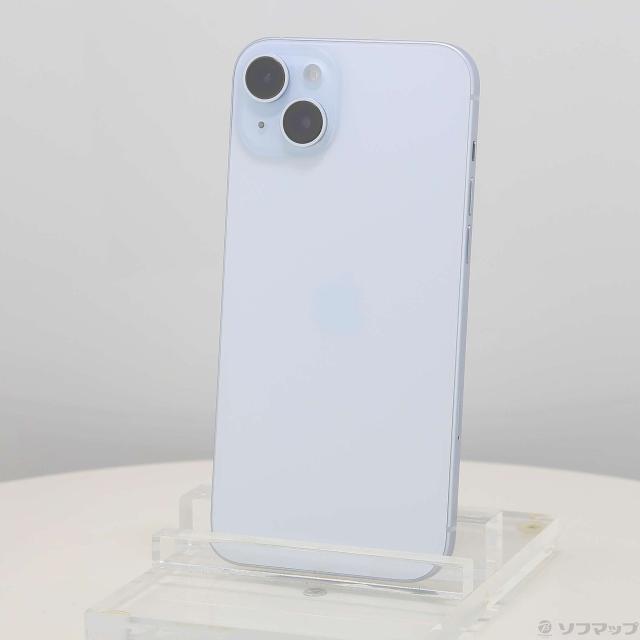 (中古)Apple iPhone15 Plus 128GB ブルー MU0D3J/A SIMフリー(269-ud)
