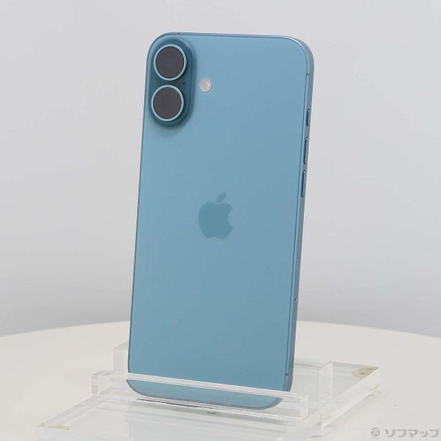 (中古)Apple iPhone16 Plus 128GB ティール MXVF3J/A SIMフリー(262-ud)