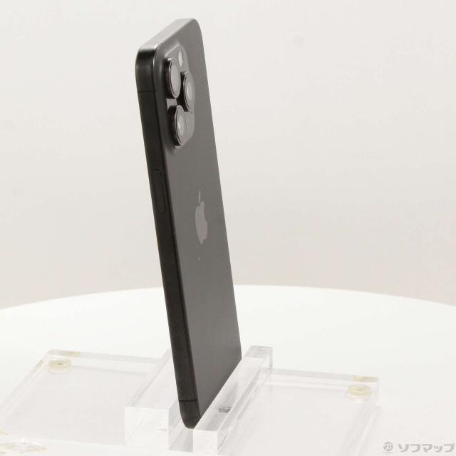 (中古)Apple iPhone15 Pro Max 256GB ブラックチタニウム MU6P3J/A SIMフリー(377-ud)
